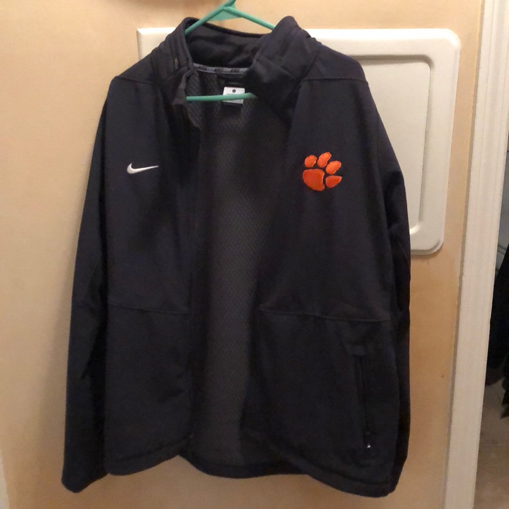 Clemson Textured Nike Full ZIP Jacket